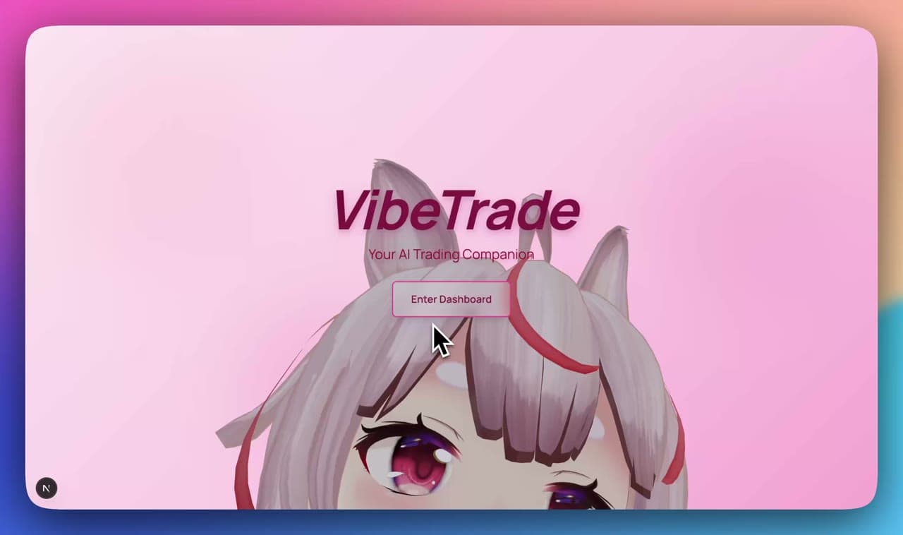 VibeTrade agentic trading terminal demo thumbnail